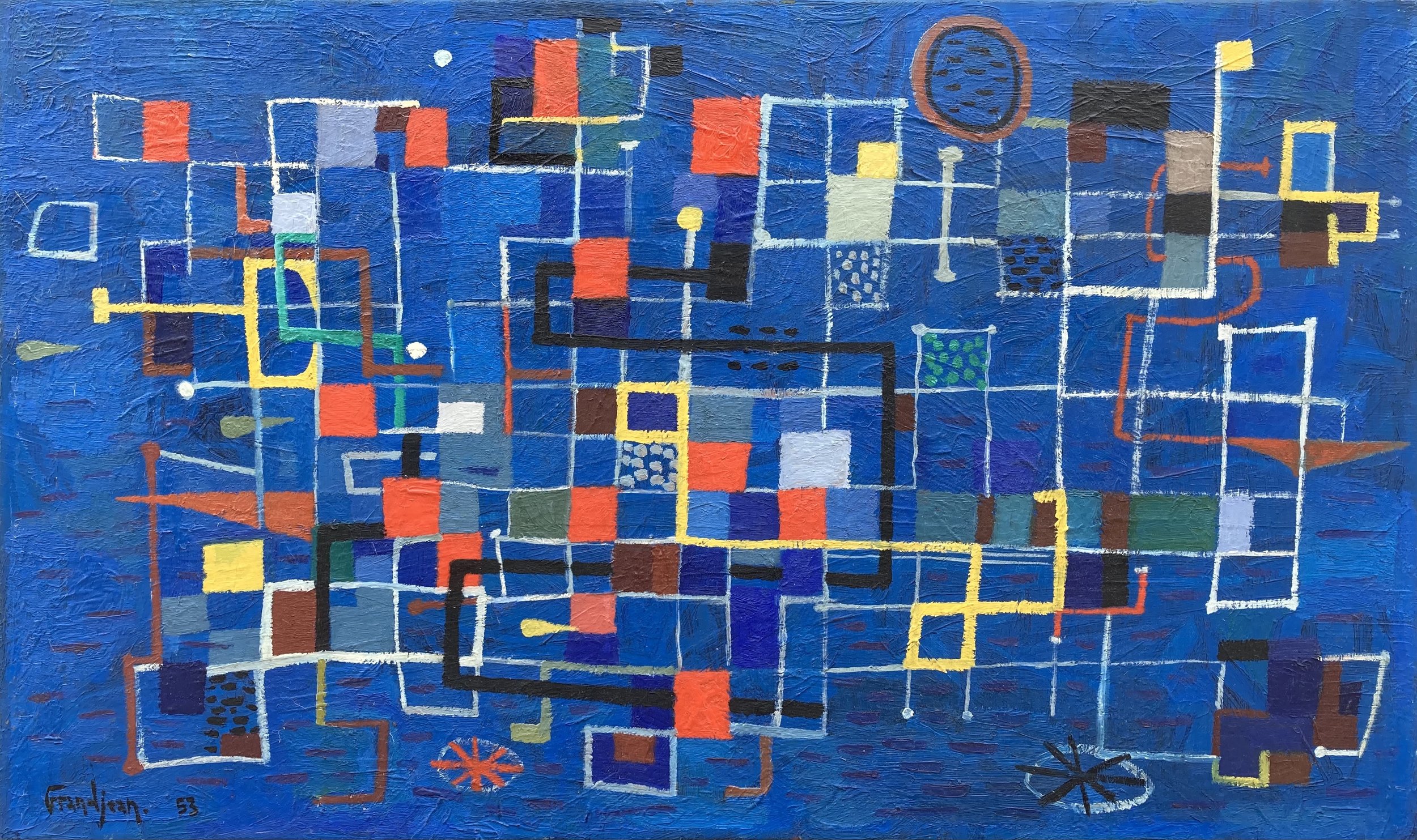 Raymond Grandjean (1929-2006). Sans titre, 1953.
