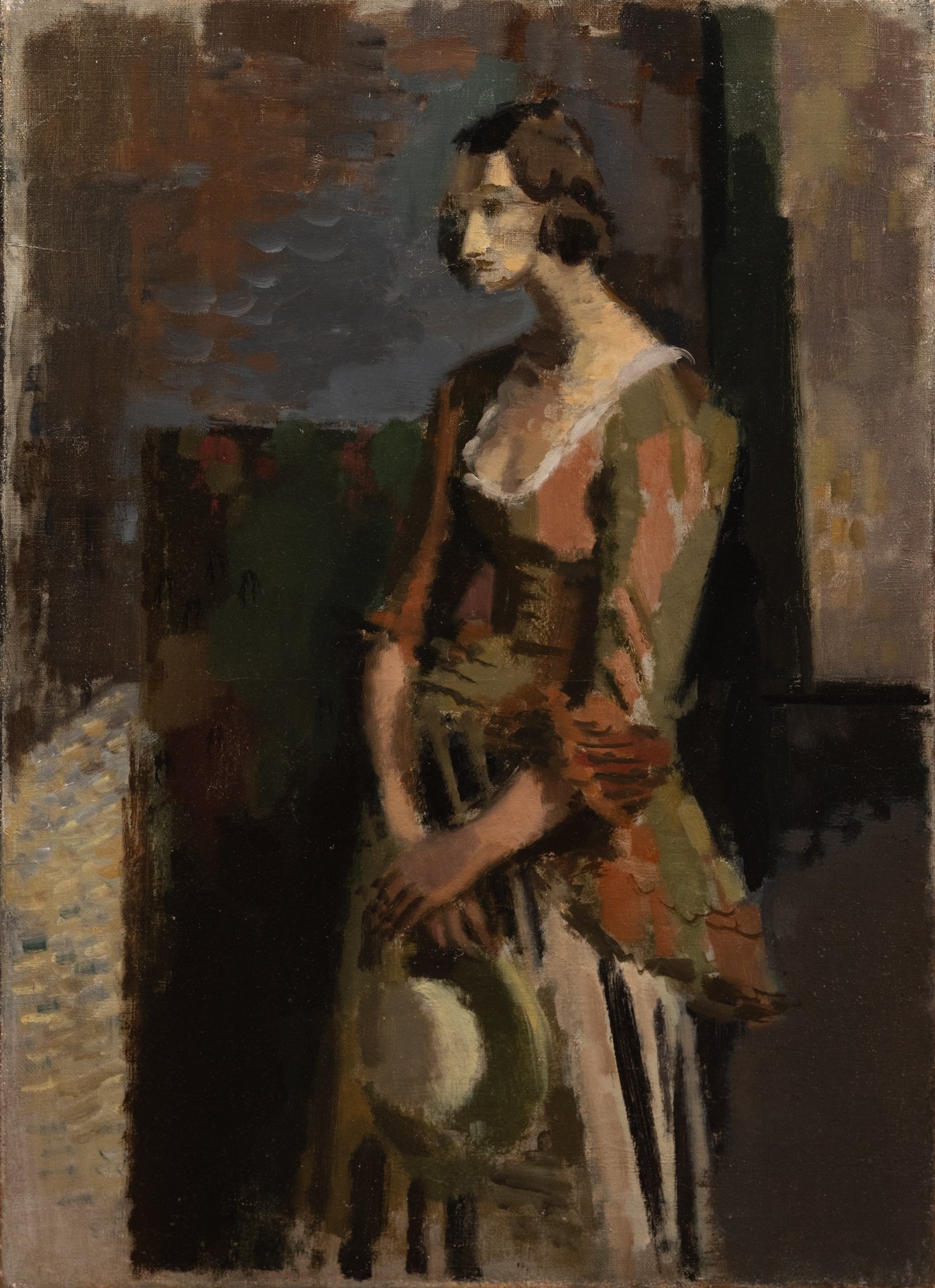 Nicolas Wacker (1897-1987). Portrait de femme, vers 1930.