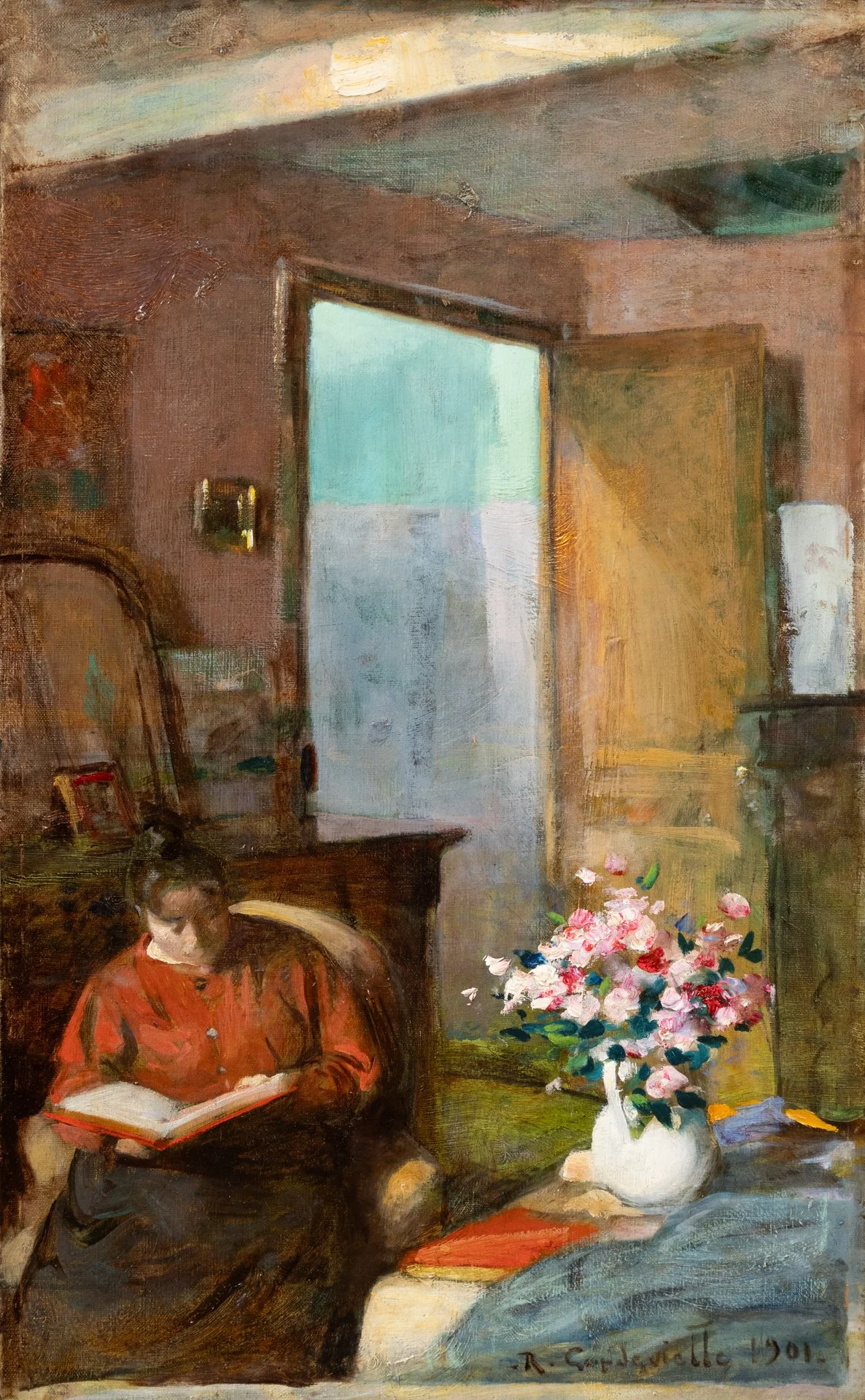 Raoul Capdevielle (1880-1910). La lecture, 1901.