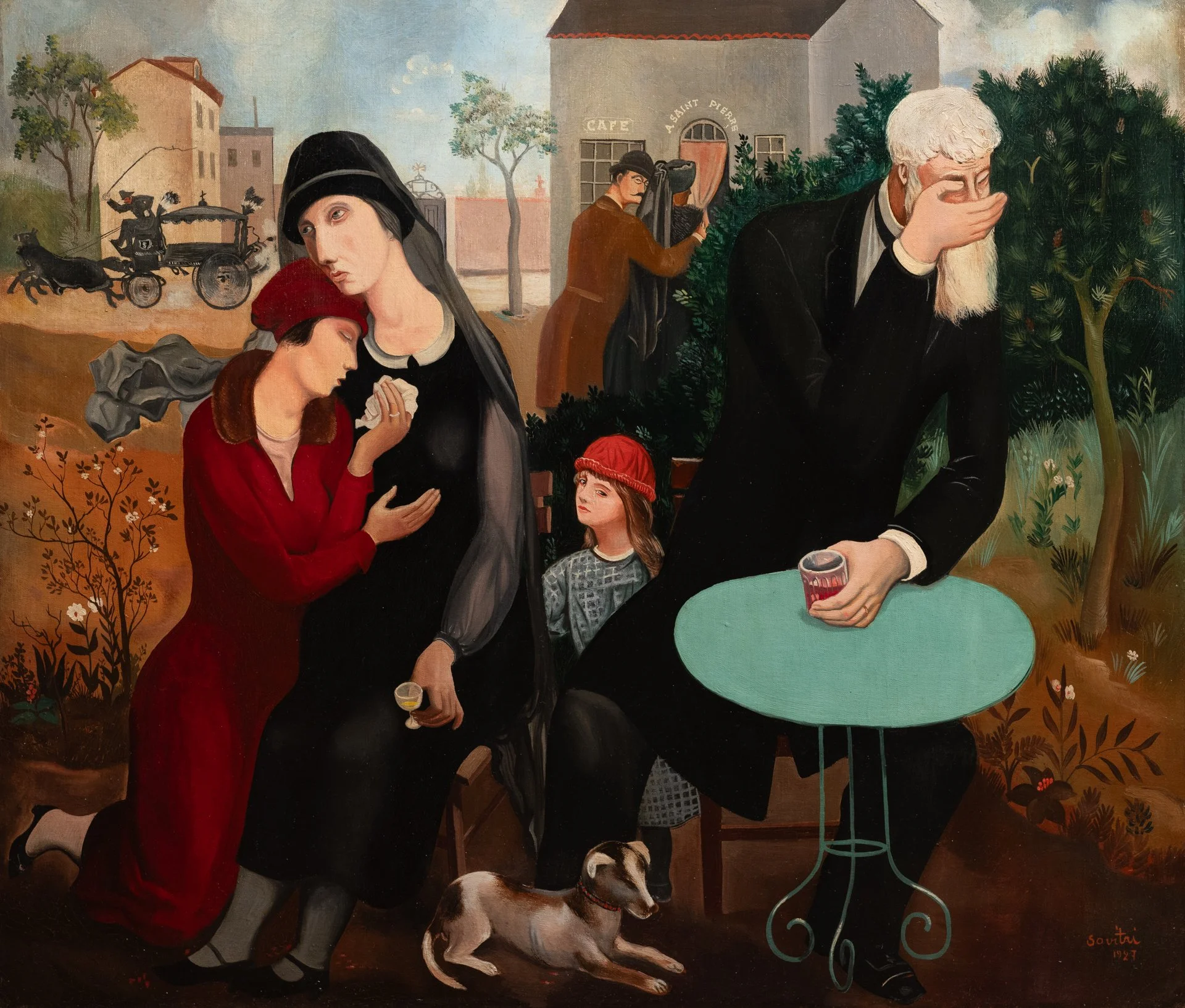 Emile Savitry (1903-1967). Le deuil, 1927.