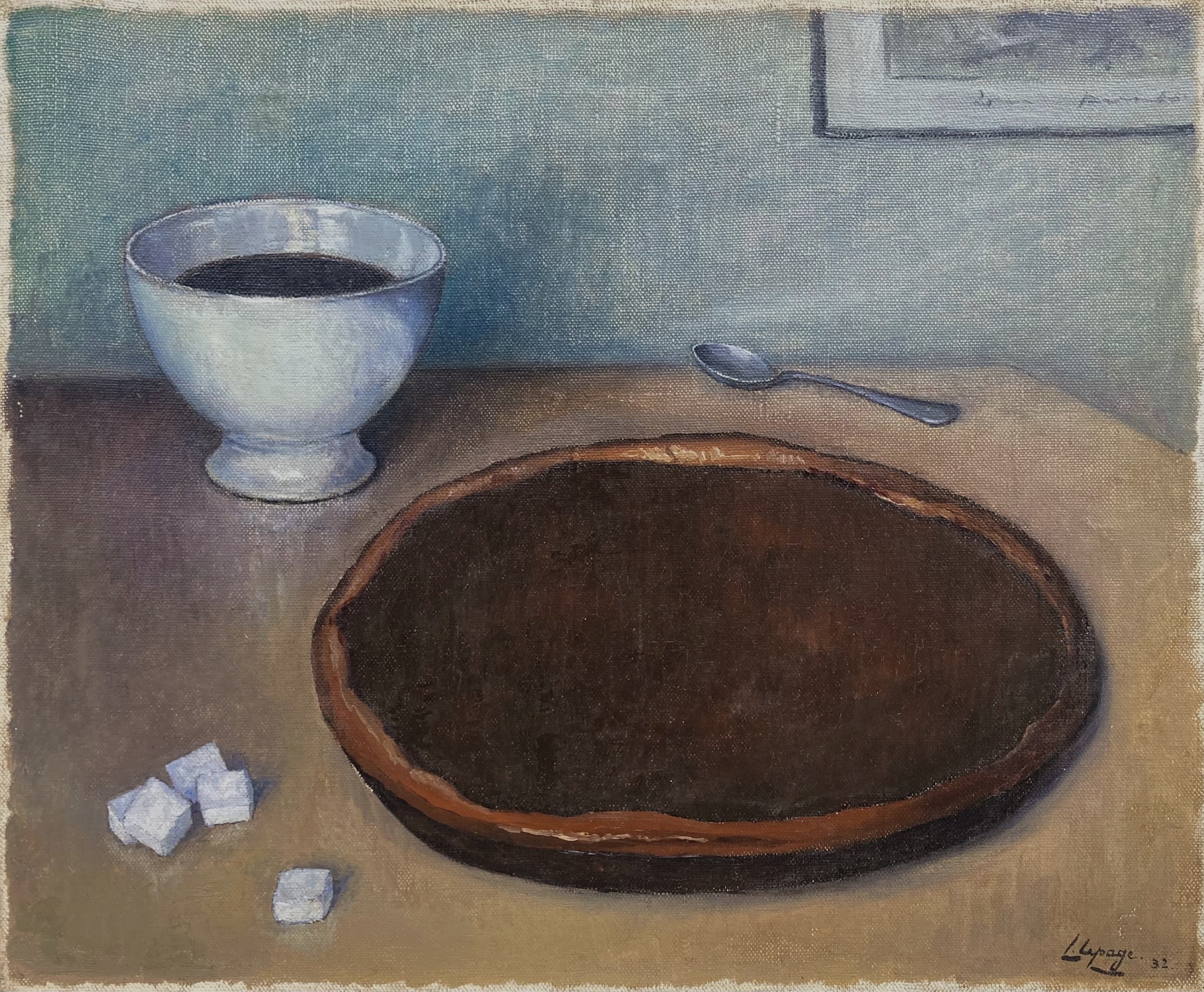 Lucien Lepage (1896-1970). La tarte au chocolat, 1932.