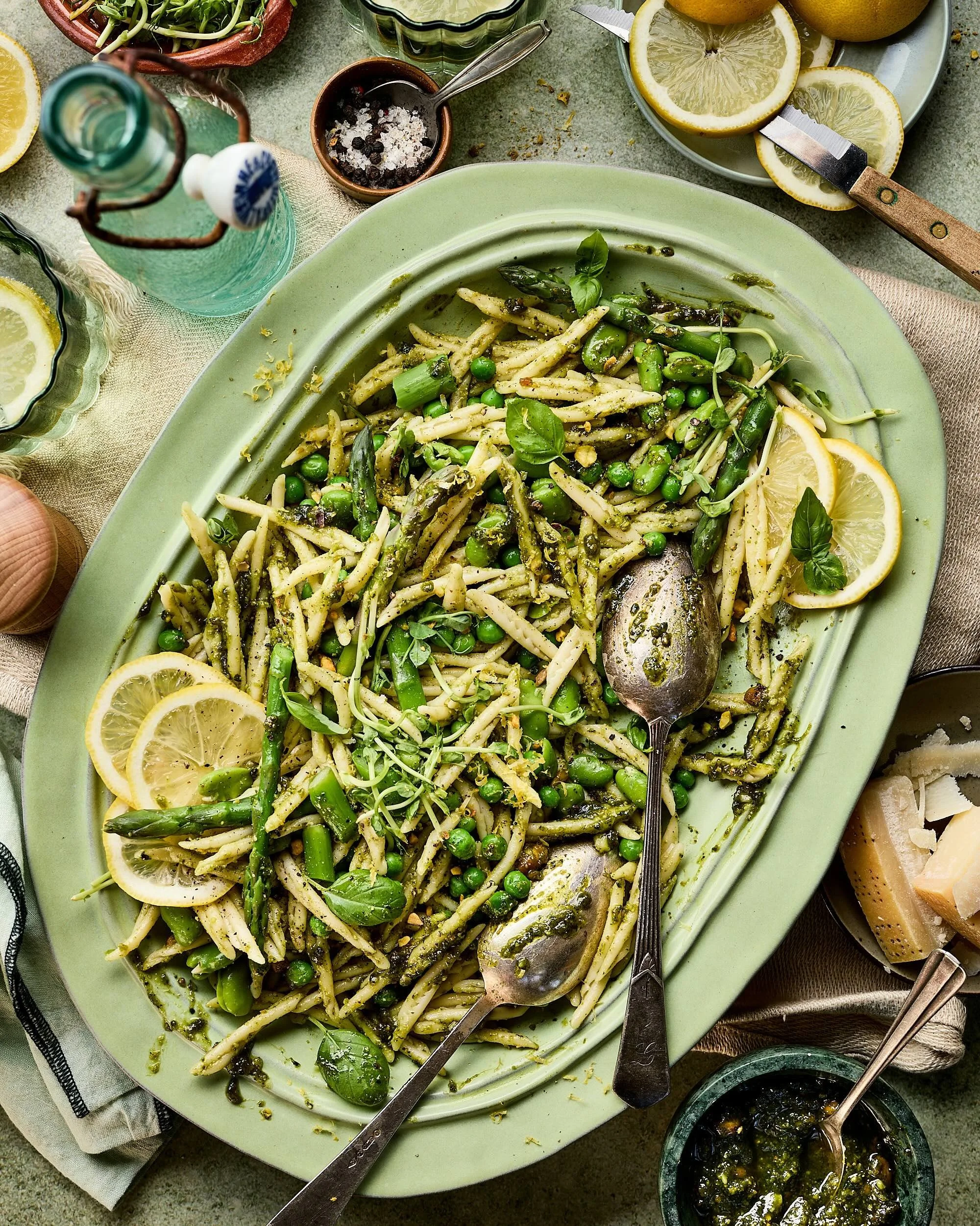 Trofie al pesto genovese, nieuw op de homepage