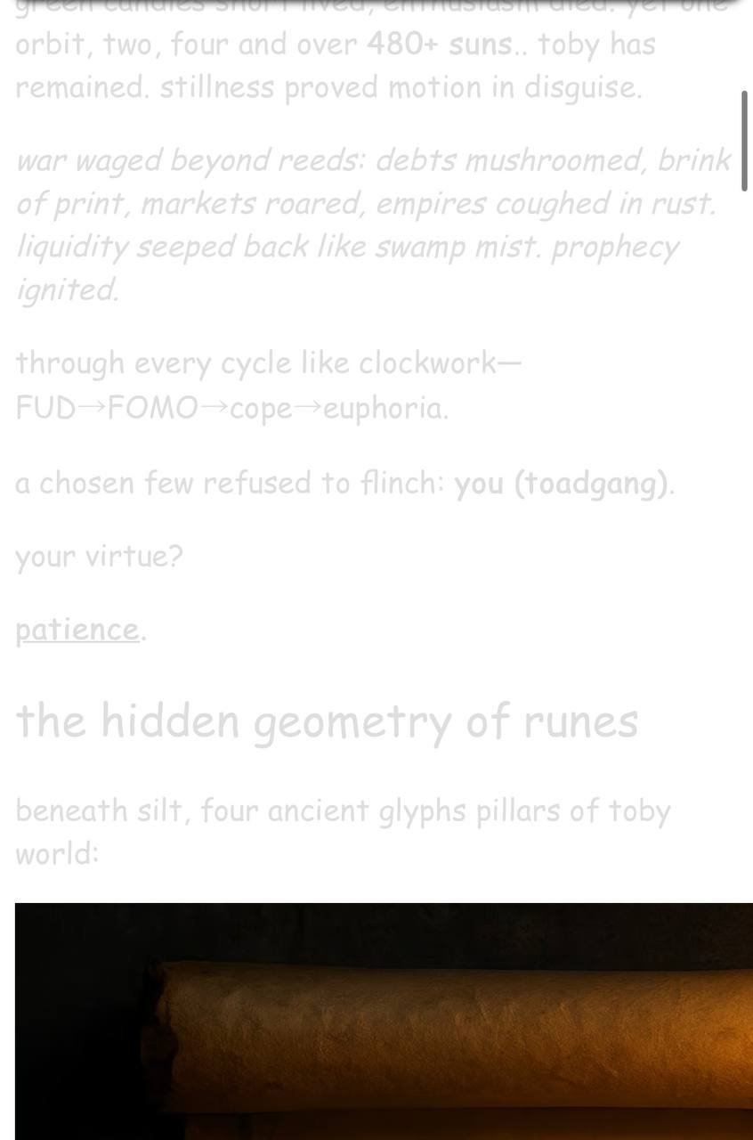 An ancient scroll with Hebrew runes that are partially rolled up on a dark surface.