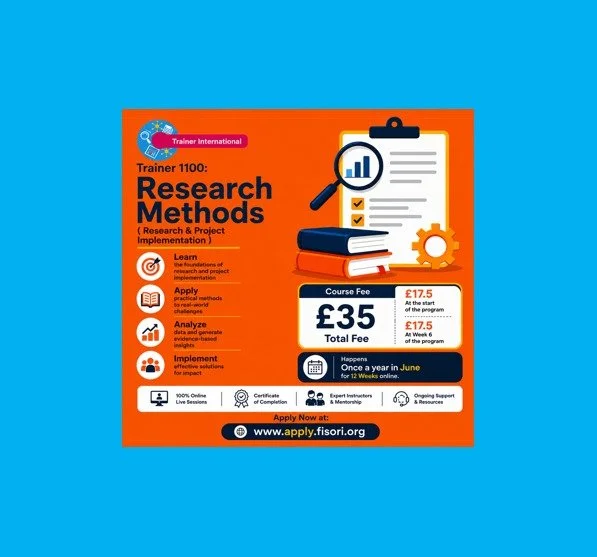 Trainer 1100: Research methods