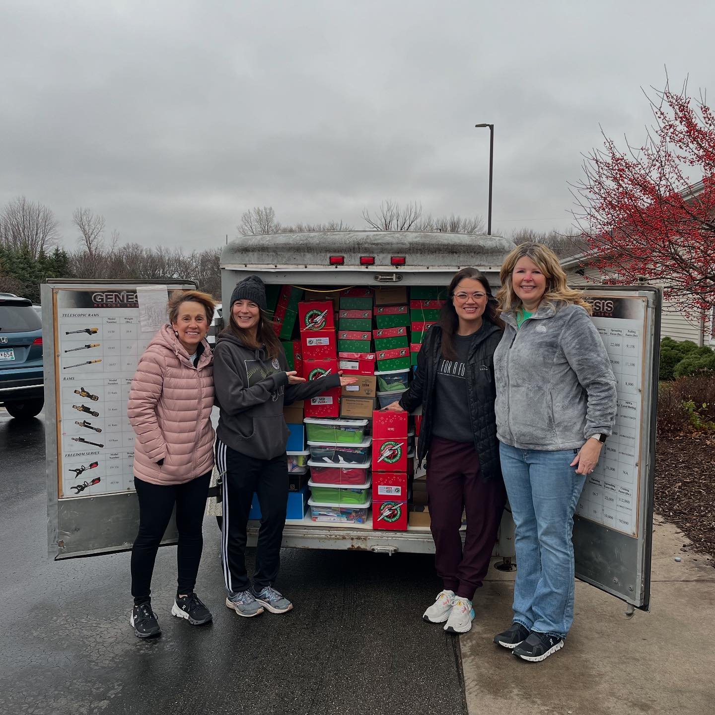 Thanks to your generosity, we are sending 534 Operation Christmas Child boxes around the world for kids to experience the joy of a gift and hear about the greatest gift - the Gospel!
