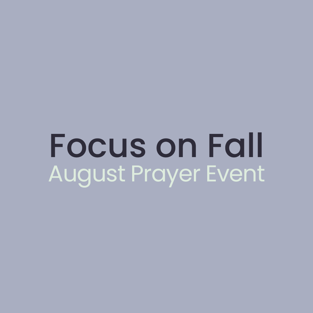 August Prayer Event