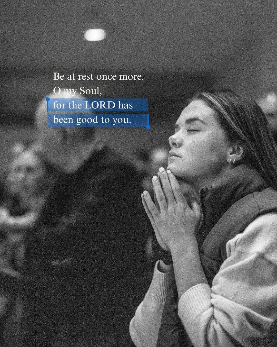 The Lord has been good to you. Trust Him in this, too.