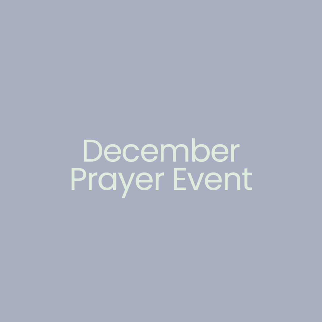 December Prayer Event