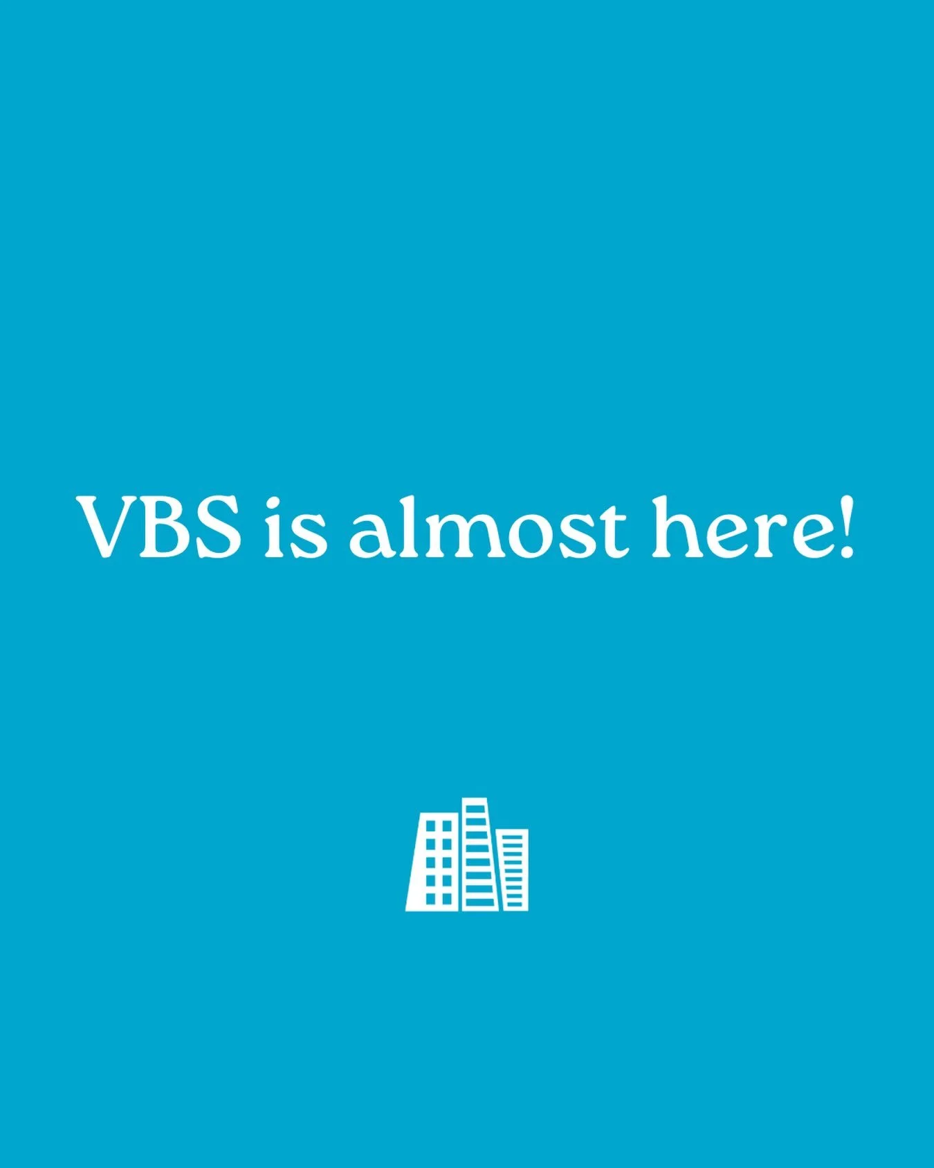 The excitement is building!!! 

Join us this Sunday as we kick off our week of VBS with family night! It is not too late to register and join the fun. 🎉

Head to our website for more info and to sign up!