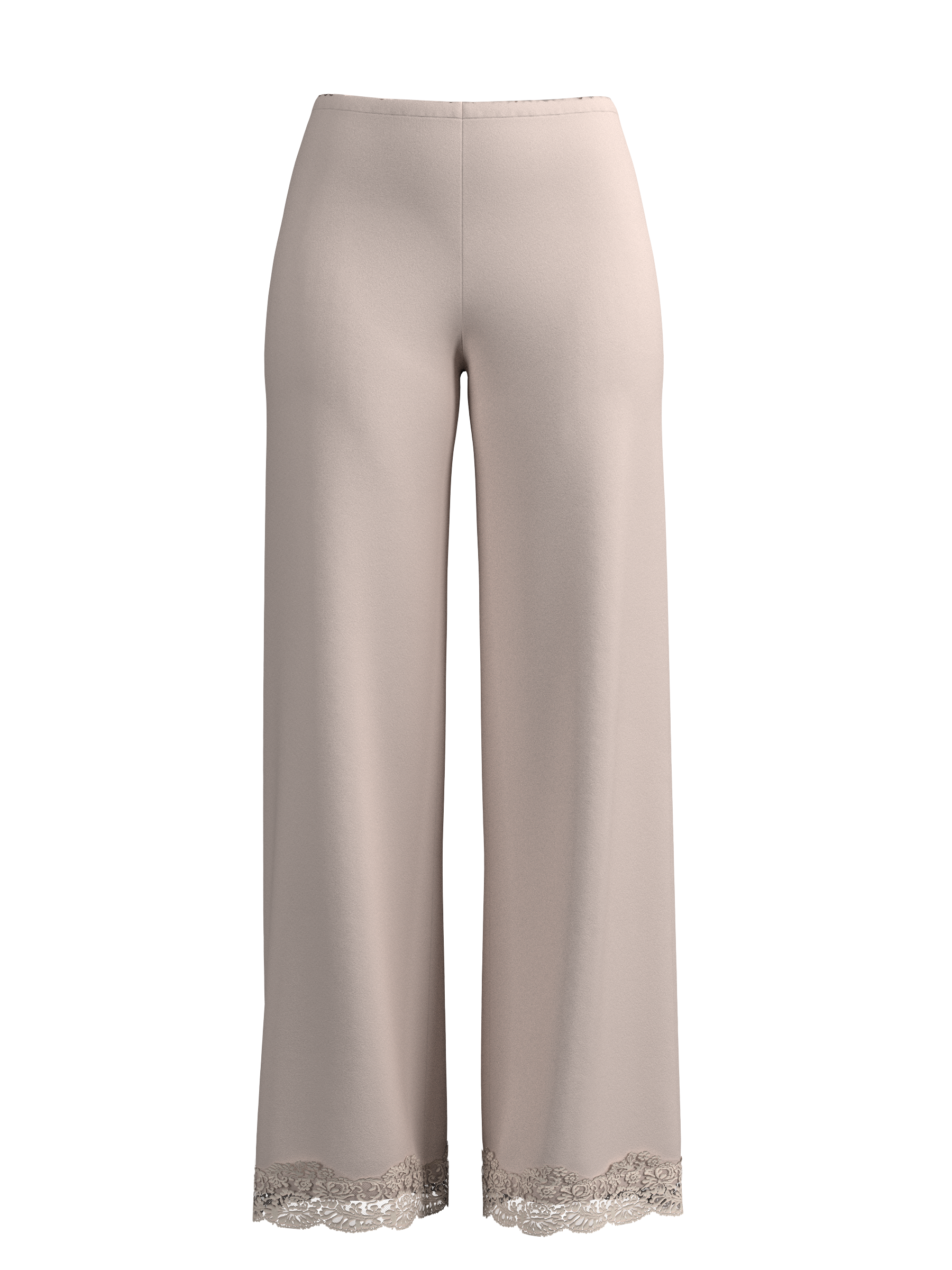 Essential Lounge Pant w Lace Cream Front.png