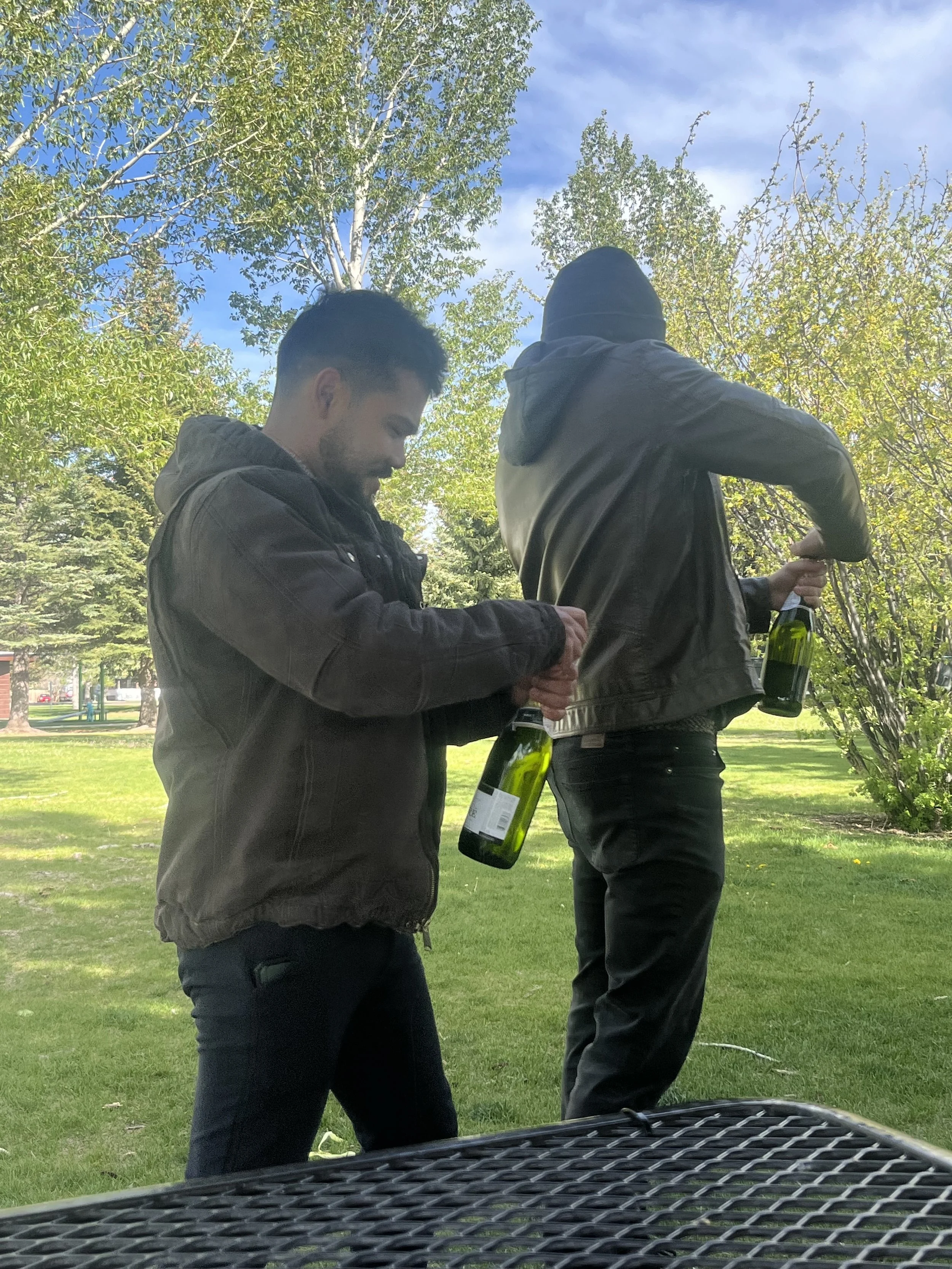 Spencer and Sergio officially graduate