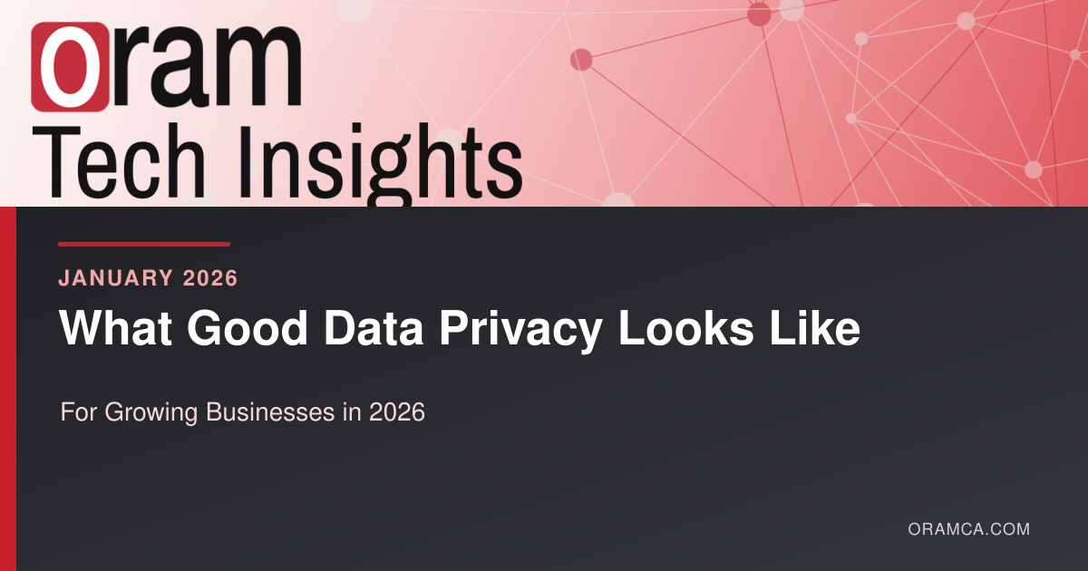 What Good Data Privacy Looks Like for Growing Businesses in 2026 - January 2026