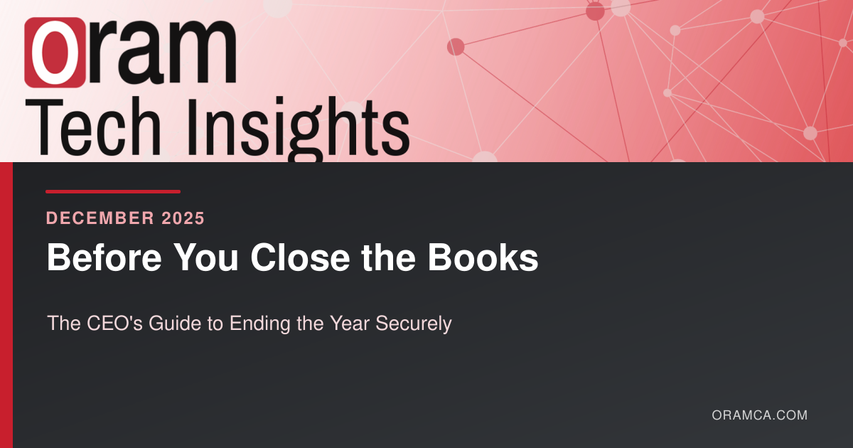 Before You Close the Books: The CEO's Guide to Ending the Year Securely - December 2026
