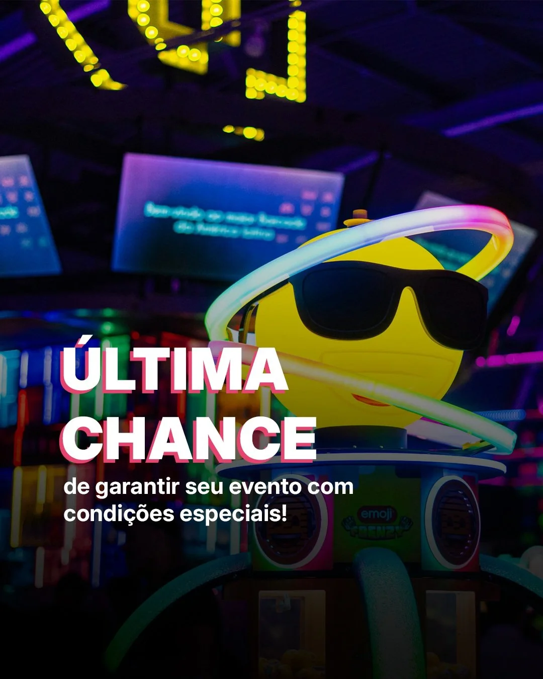 Voc&ecirc; pediu, a gente ouviu. 🎮🔥

Os pacotes de eventos de Julho chegaram em Agosto, mas as datas s&atilde;o limitadas. Fala com a nossa equipe e n&atilde;o perde essa oportunidade! 🍻