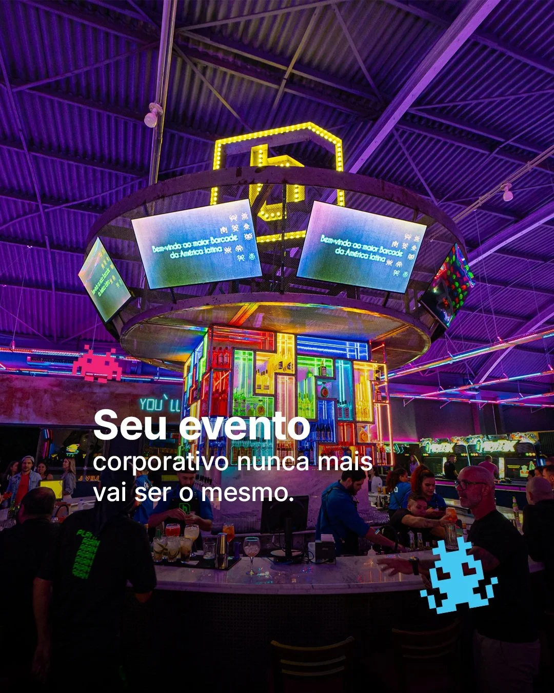 Meta batida, equipe unida, falta s&oacute; escolher o lugar certo. 🎮🔥
No Bario, evento corporativo &eacute; experi&ecirc;ncia. Acesse o link da bio e fale com a nossa equipe comercial para garantir a sua data! 🍻