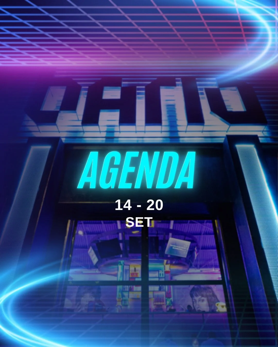 Semana boa n&atilde;o acontece por acaso. 🗓️👾

A gente j&aacute; preparou tudo, agora &eacute; s&oacute; chamar quem voc&ecirc; gosta e vir pra c&aacute;.

Confere a agenda! 🔥🍻