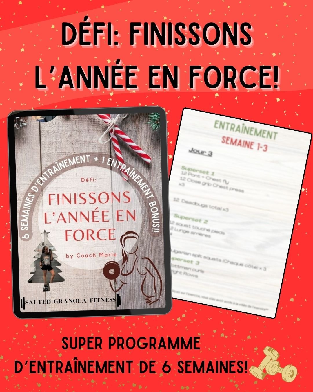 Défi: Finissons l'année en force