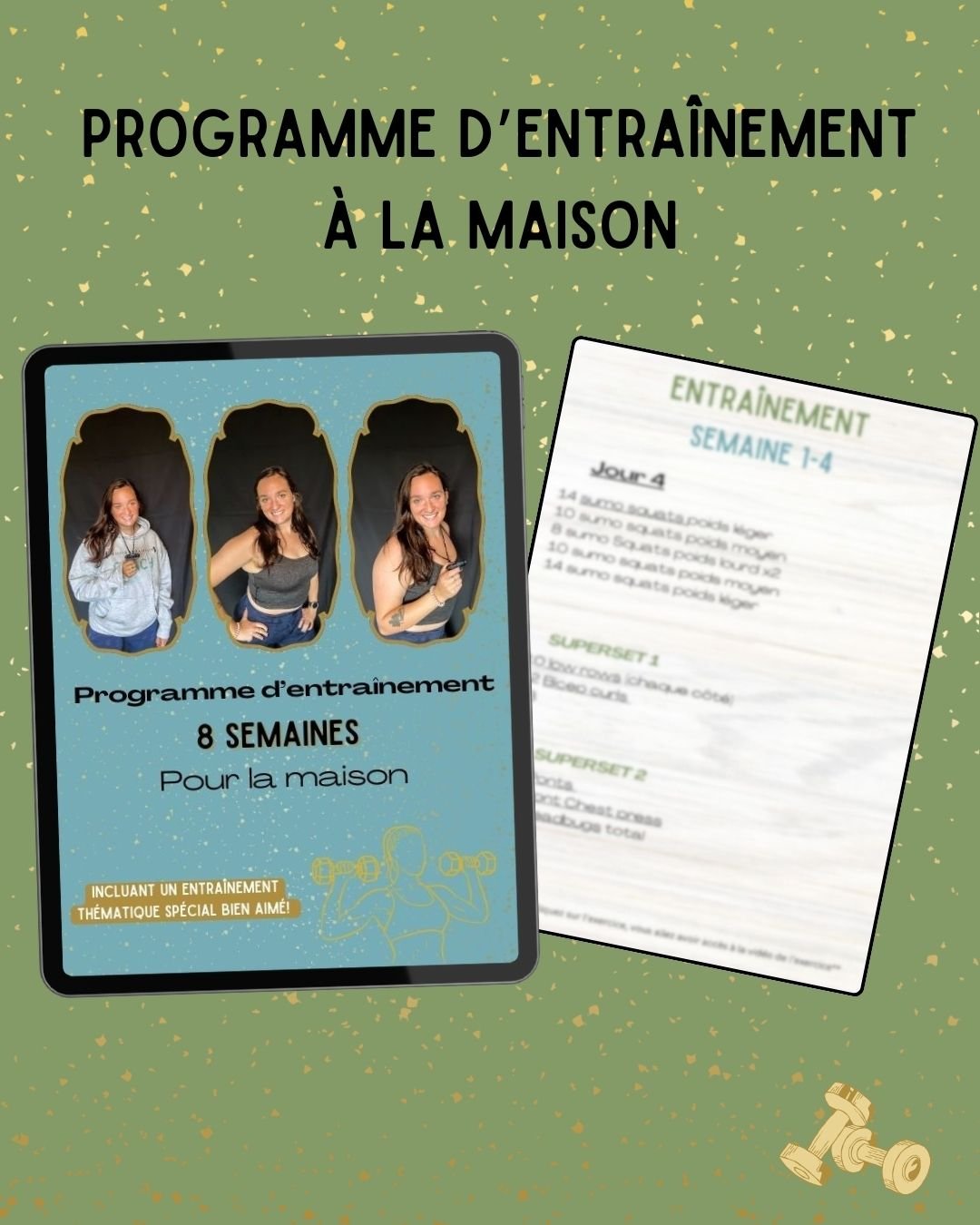 Programme d'entraînement à la maison