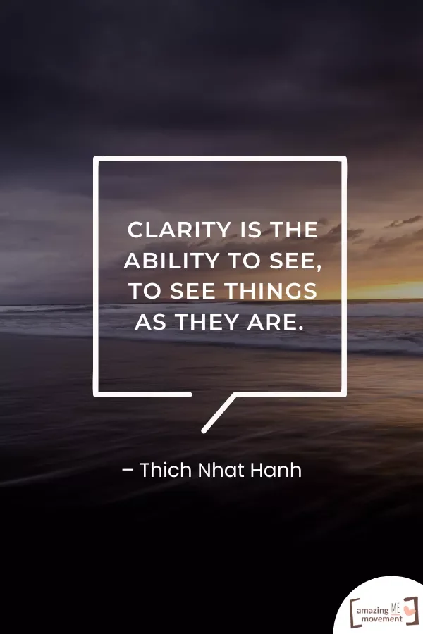 Getting uncomfortable? Clarity is  within reach!