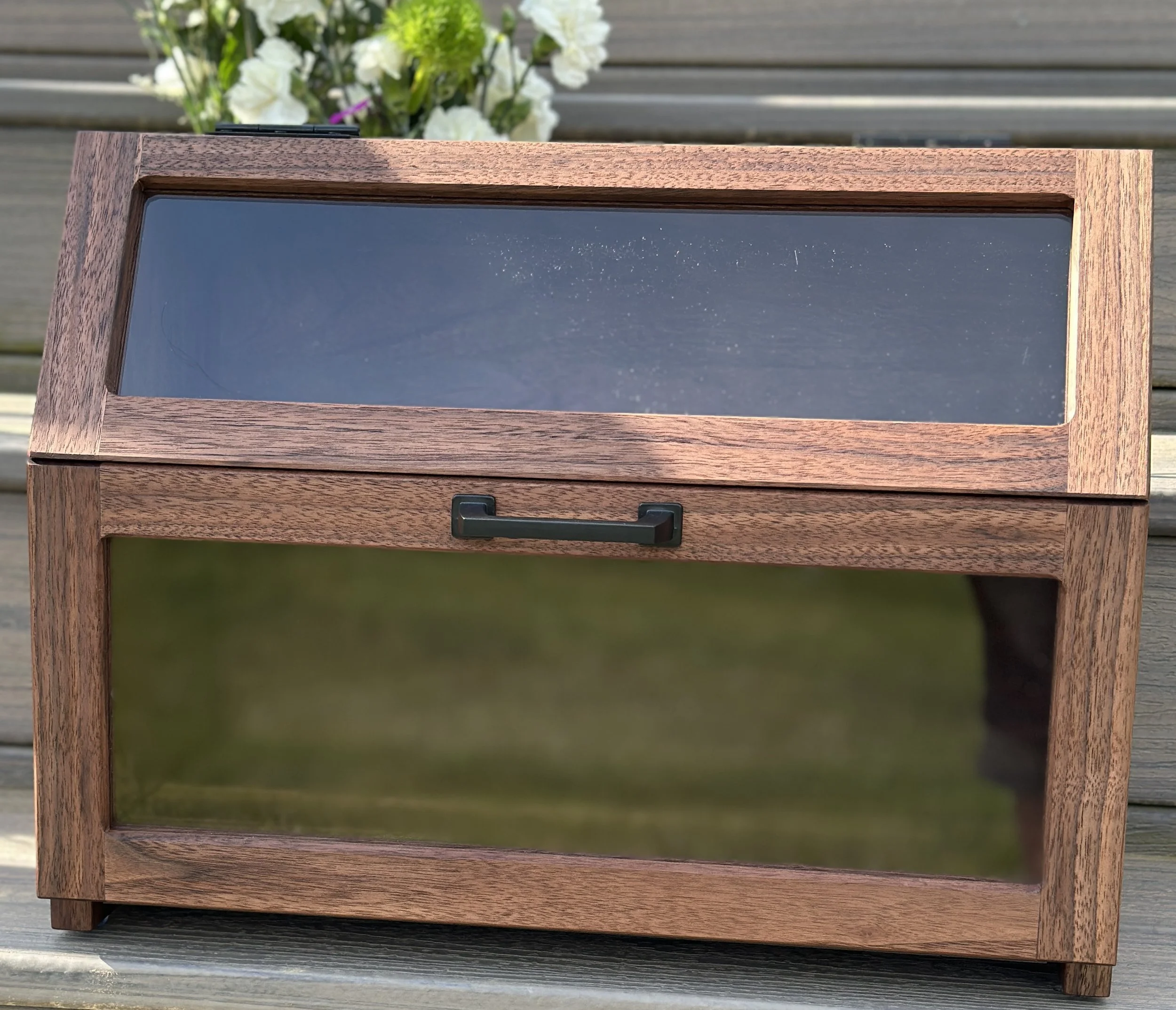 Black Walnut Bread Box