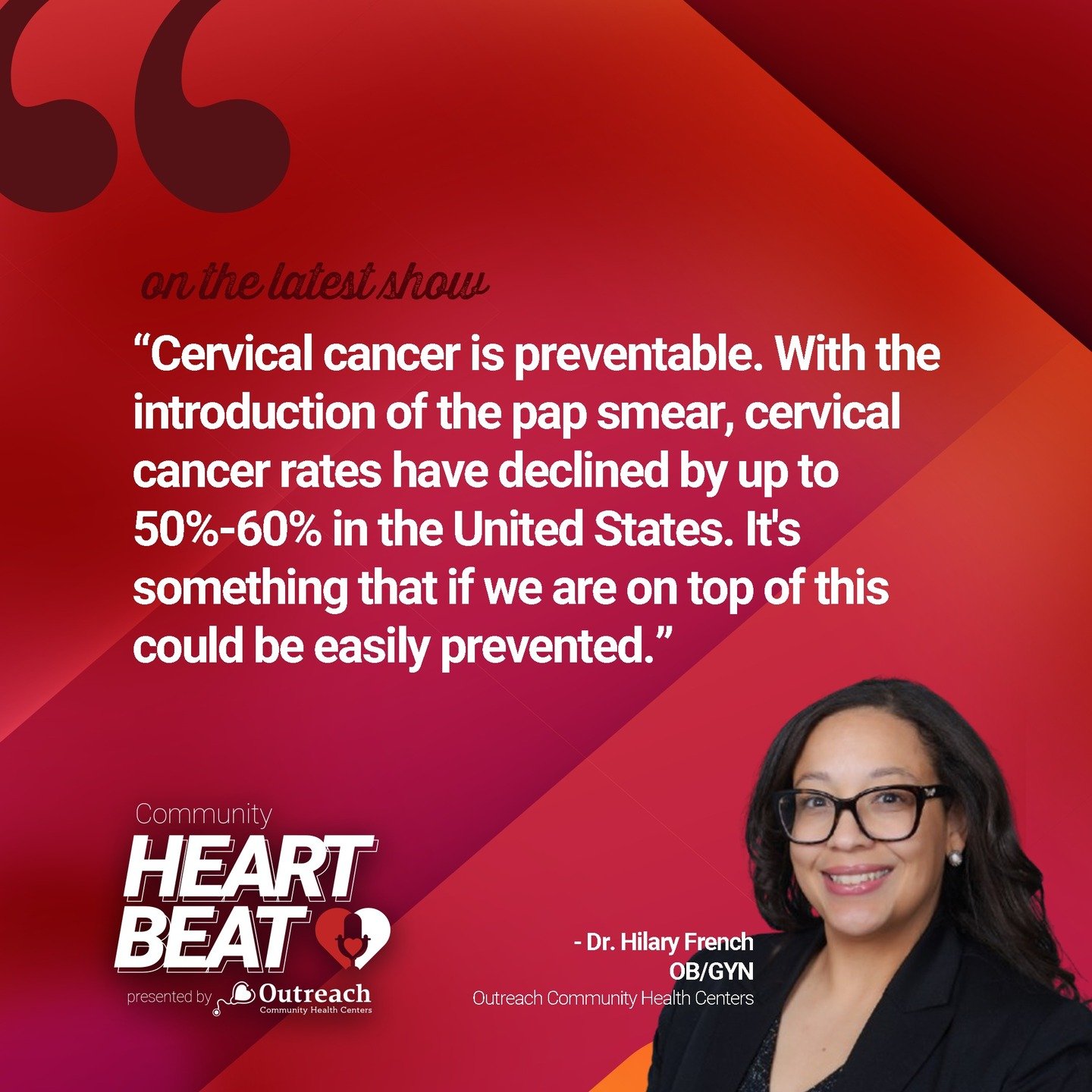 January is Cervical Cancer Awareness Month. Dr. Hilary French shares her insight on what Cervical Cancer is, the symptoms, and what to ask for in your next annual women's well visit.

https://www.youtube.com/live/OINno-HO5AM?si=D4StuLsBlBrVdbj0

#com