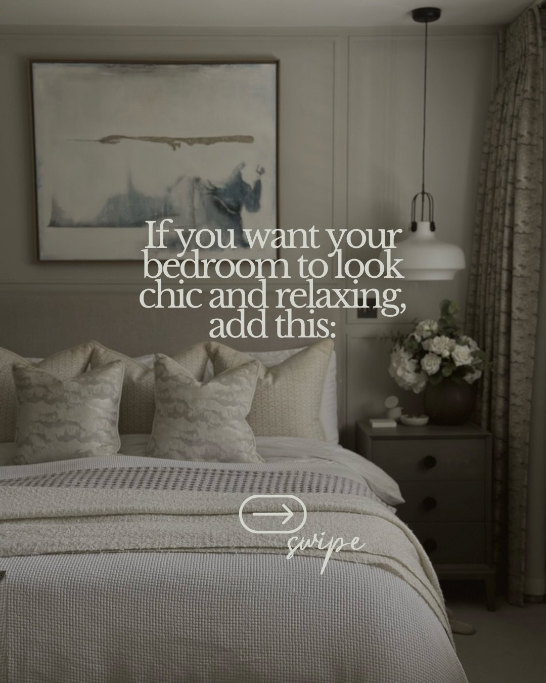 I bet you&rsquo;ve not thought of number three ⤵️

Most people think pushing a bedside table right up to the bed is ok, but I can guarantee your duvet will get stuck every time you open up those drawers! 

It&rsquo;s those little details that can tak