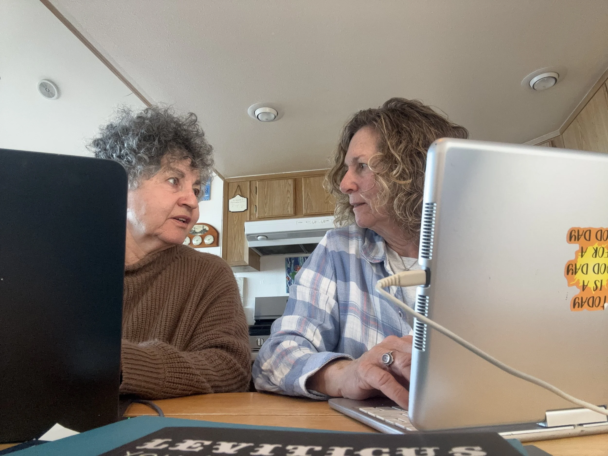 Adie Goldberg (left) & Nancy Axelrod (right)