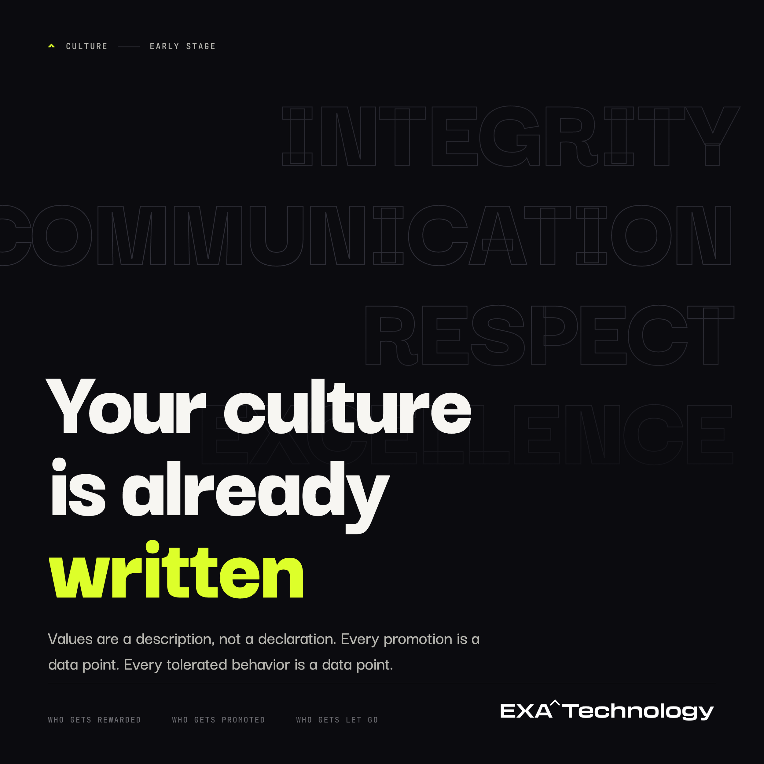 Your Culture Is Already Written