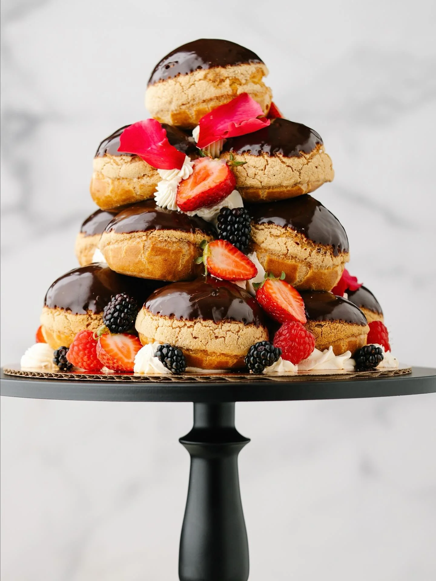 She&rsquo;s a showstopper in my eyes! Our cream puff tower would be perfect for your next celebration.