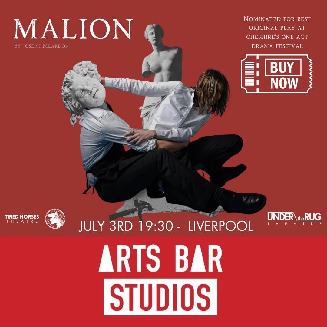 🏛️ SHOW ANNOUNCEMENT 🏛️

The first of our exciting announcements coming over the next week!

Malion returns to Liverpool! 
Malion will be doing a preview show for a lucky small audience before it heads to Edinburgh Fringe in August. This is part of