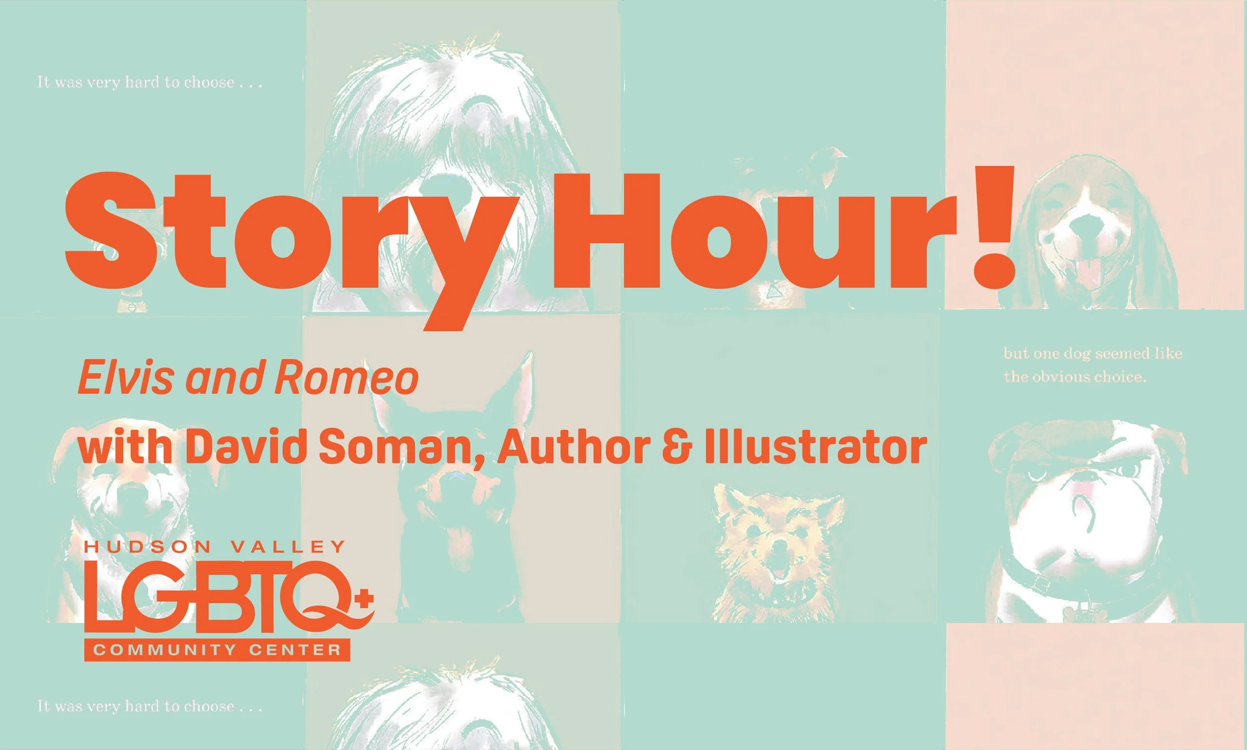 <span class="sqsrte-text-color--white">Story Hour: Elvis and Romeo with Author David Soman</span>