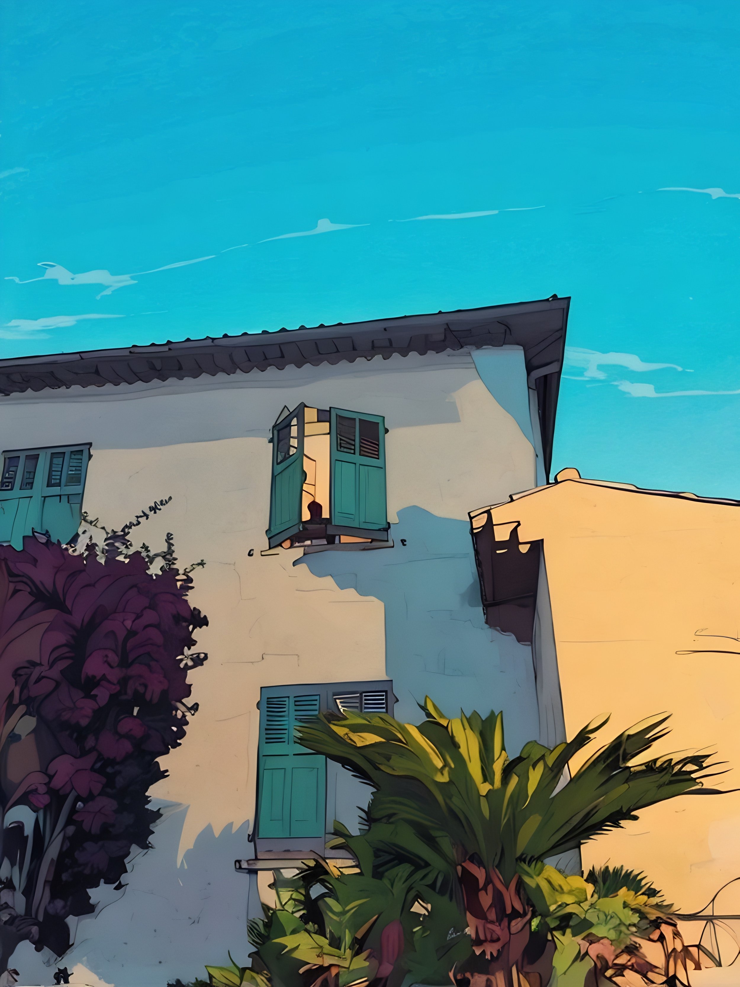 Somewhere in Eze Poster