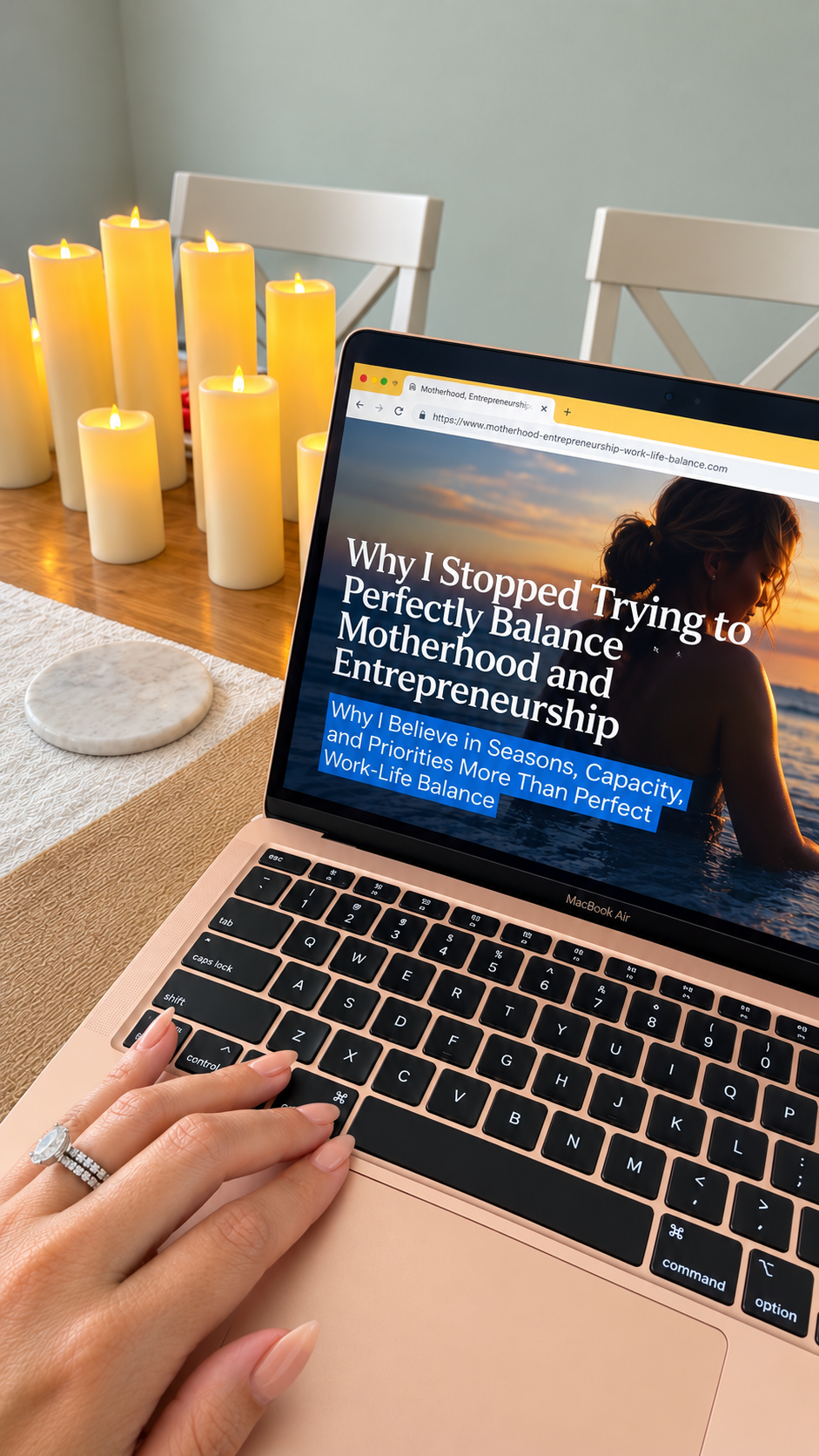 Why I Stopped Trying to Perfectly Balance Motherhood and Entrepreneurship