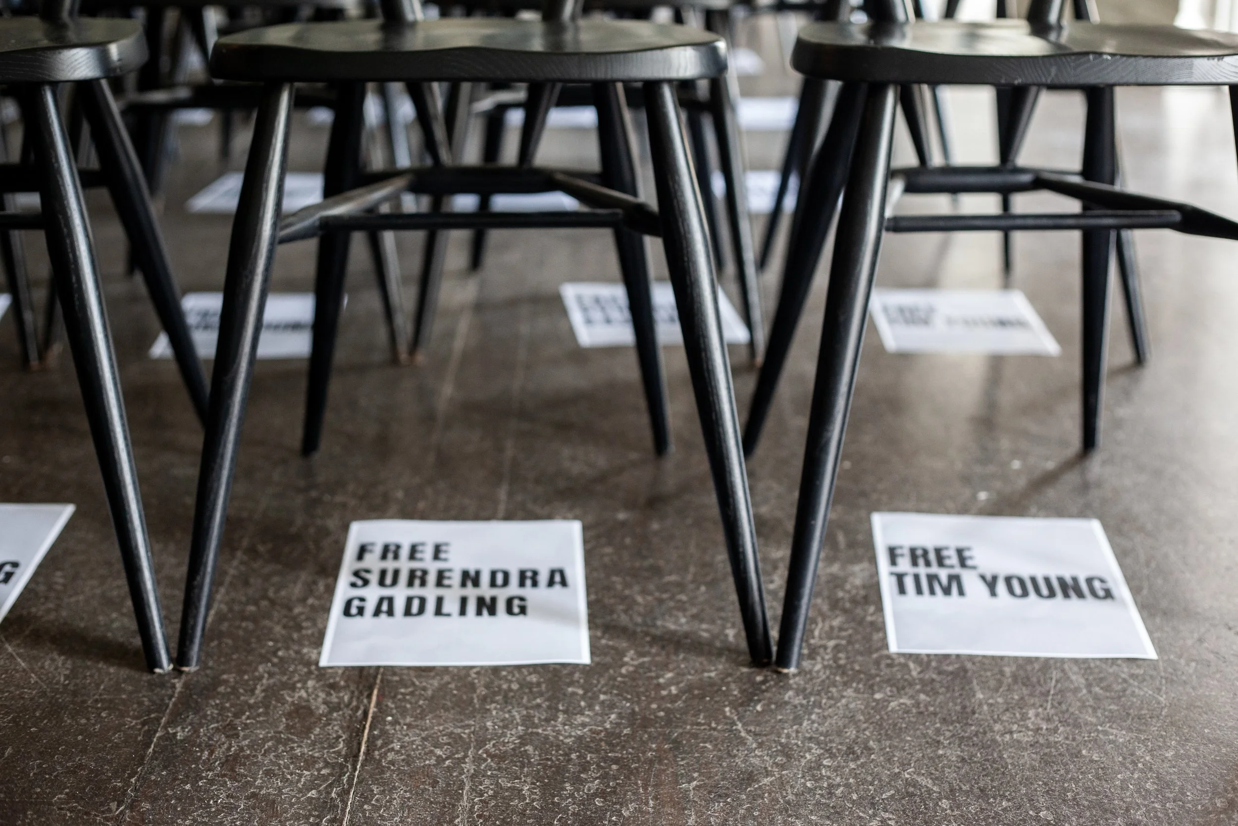 Free Tim Young at ICA, London