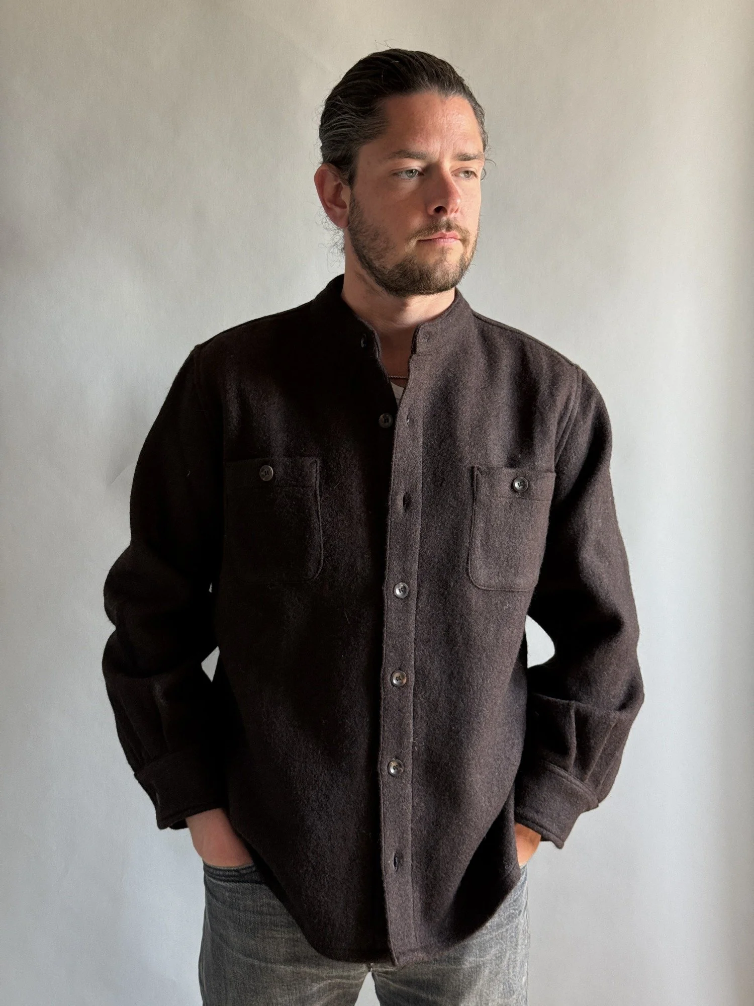 Hand-Tailored JacShirt II + Nepali Merino — Form + Fiber Hand-Tailored JacShirt II + Nepali Merino — Form + Fiber