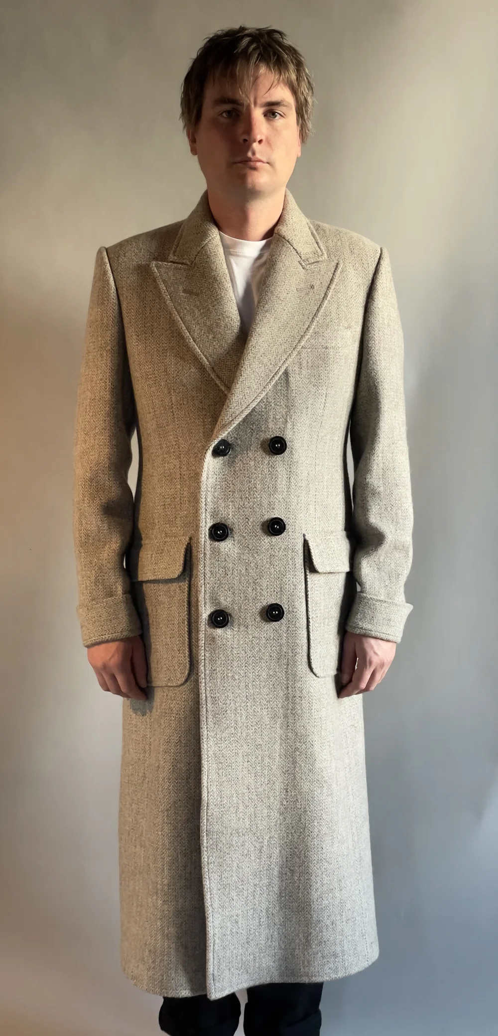 muguet stand collar long coat baby pink muguet（ミュゲ）の「stand