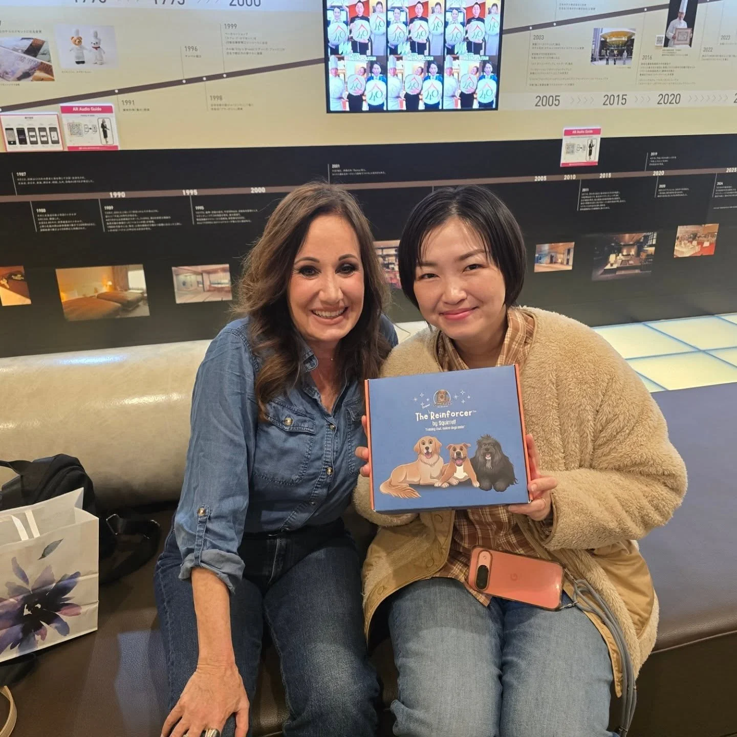 The Reinforcer goes international,with a "special delivery" while I was in Tokyo! 💕💕💕