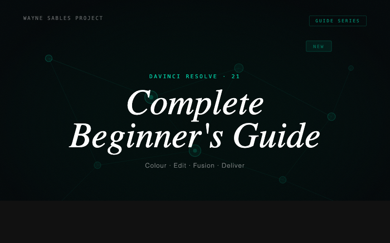 DaVinci Resolve 21. A Complete Beginner's Guide