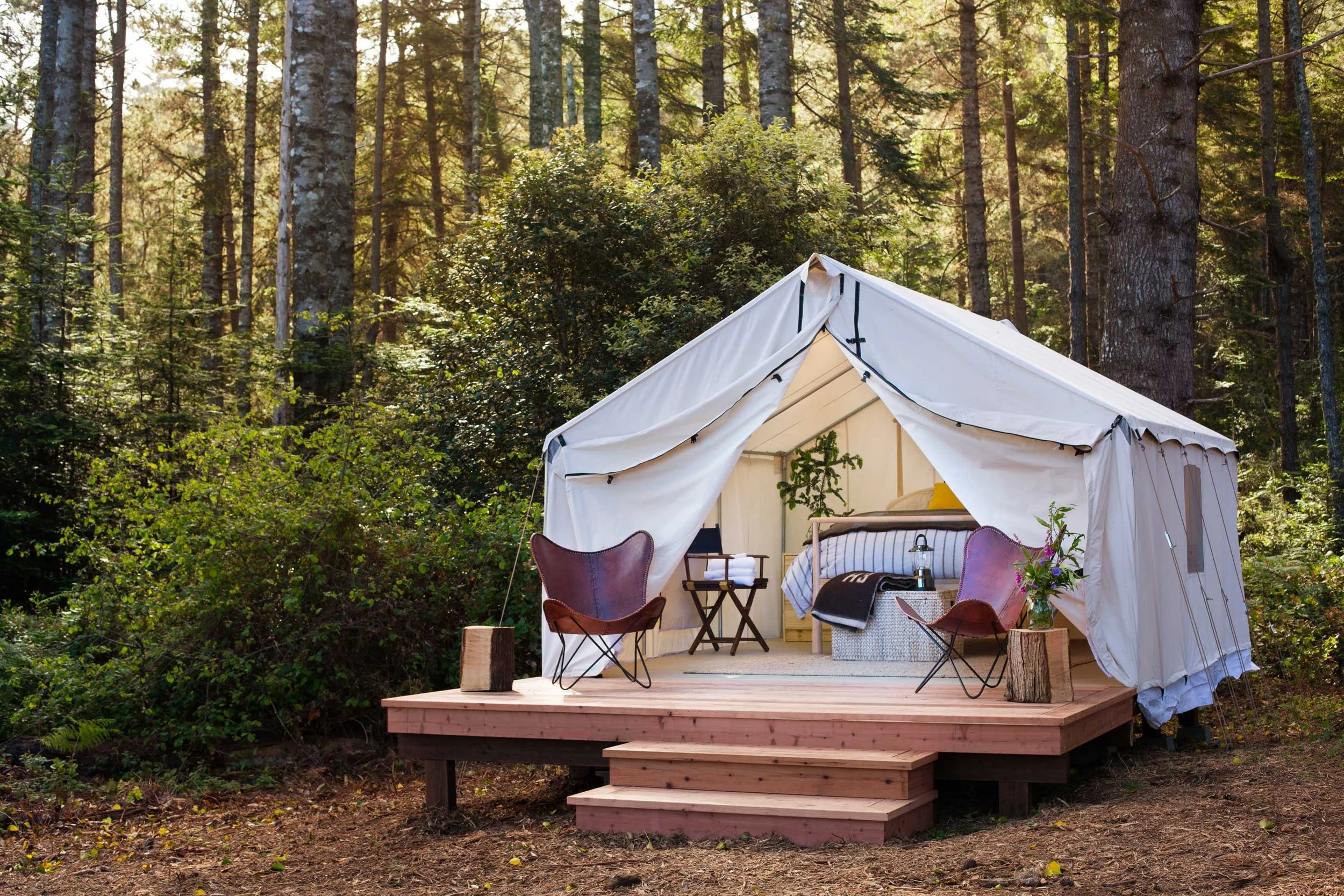  Mendocino Gove glamping tent 