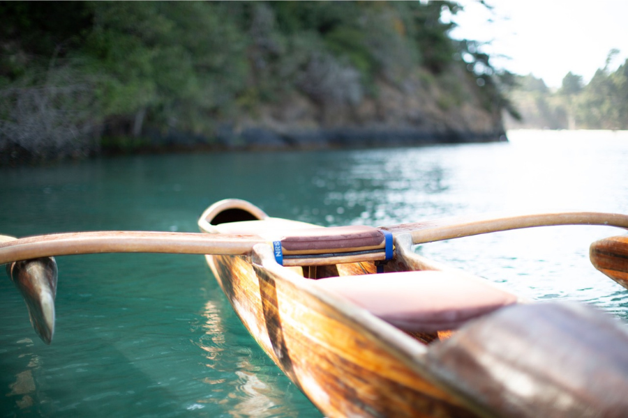 Sea kayaking along the Mendocino Coast and Fort Bragg with rugged cliffs and ocean views near Mendocino Grove