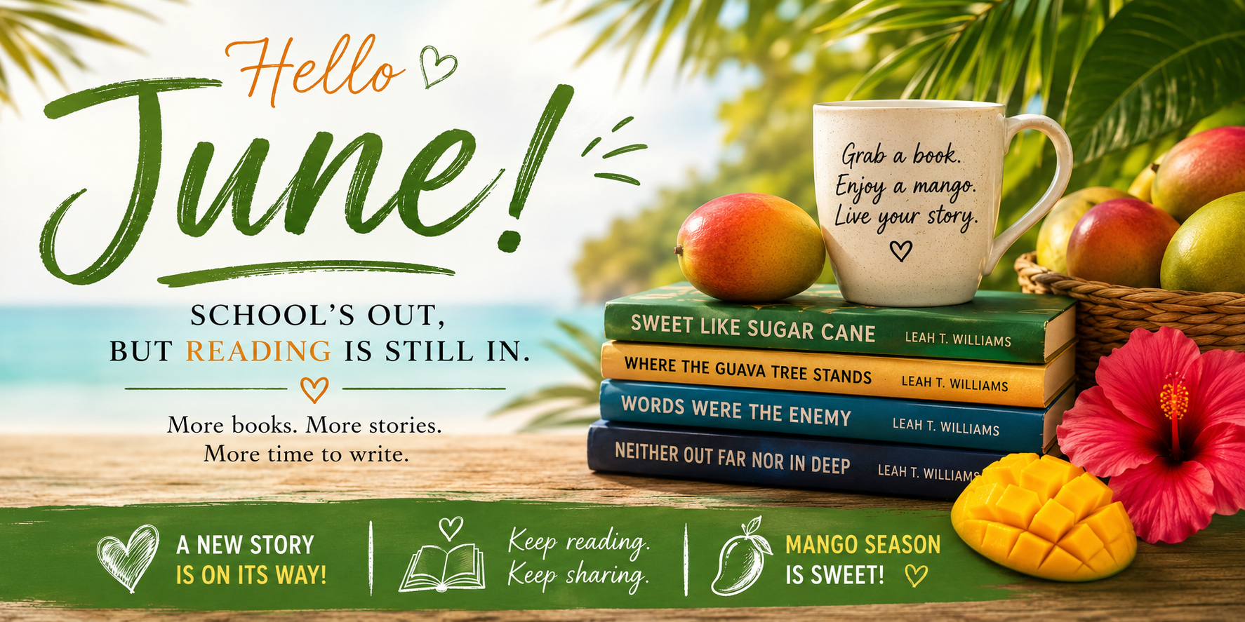 School’s Out, But Reading Is Still In 📚🥭