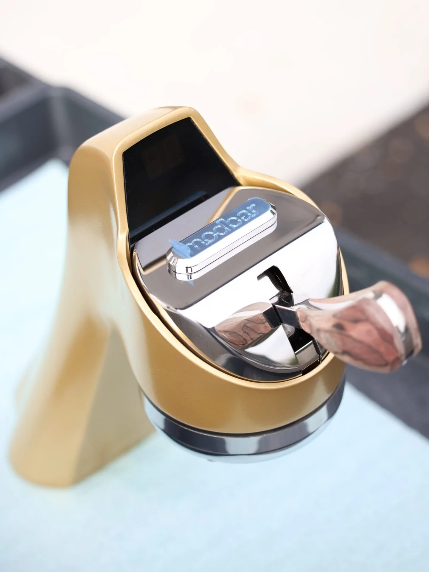 A beautiful golden @modbar ensemble for our friends at @espressoanalyst