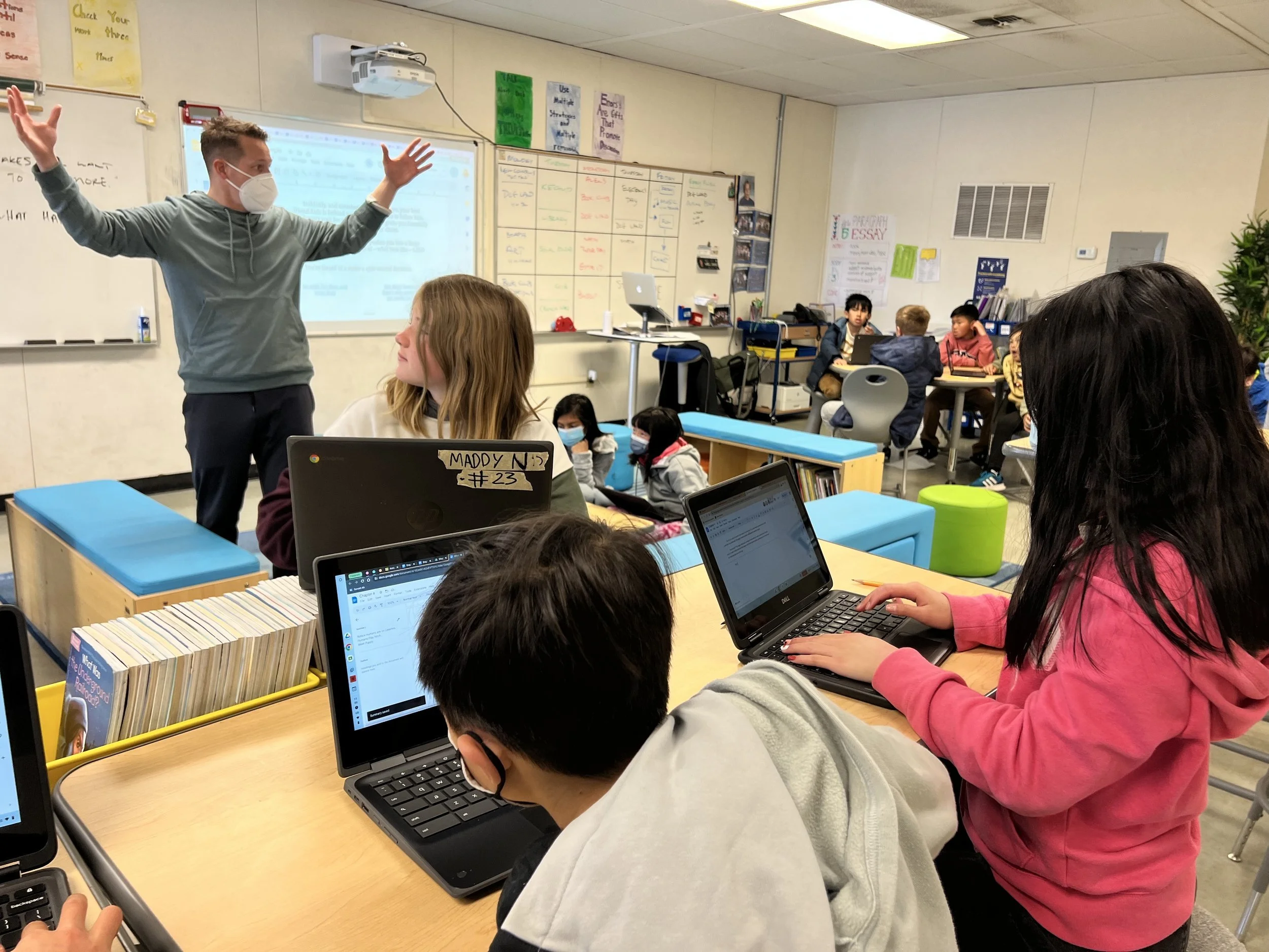 School Profile: Dogs Rule the World and Students Publish Books at Sunset Elementary