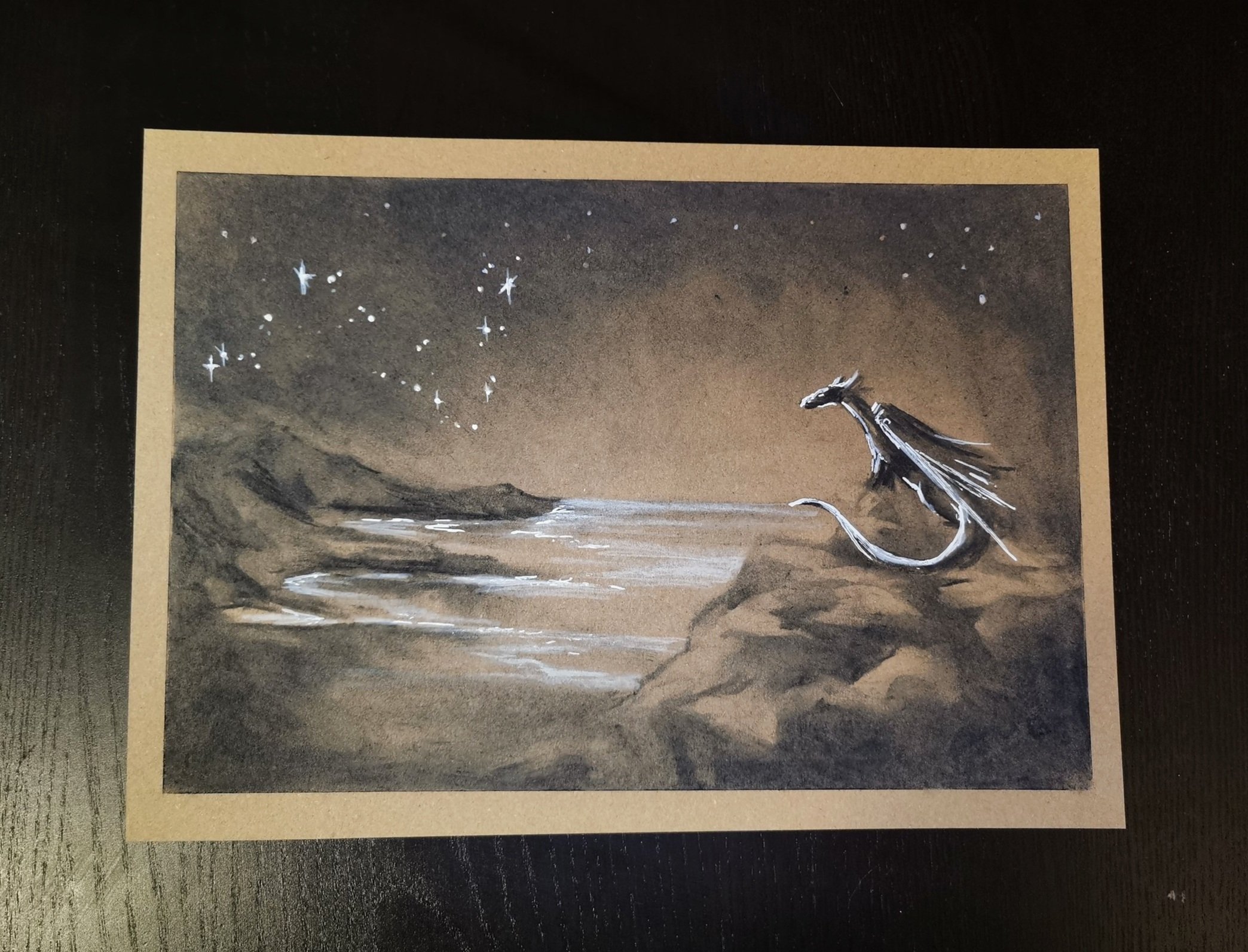 Stern Drache - Sternenbild Draco (inspiriert durch Film Dragonheart)