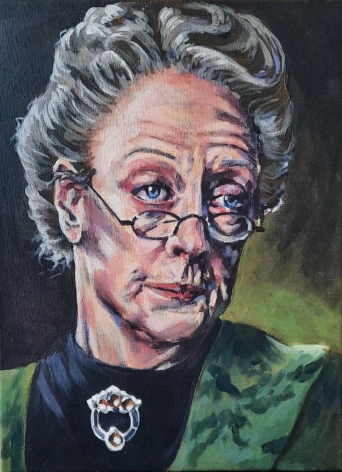 Minerva McGonagall Acryl Portrait