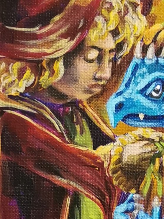 Detail, aus: Mädchen und Drache, Bo -Tober 2025