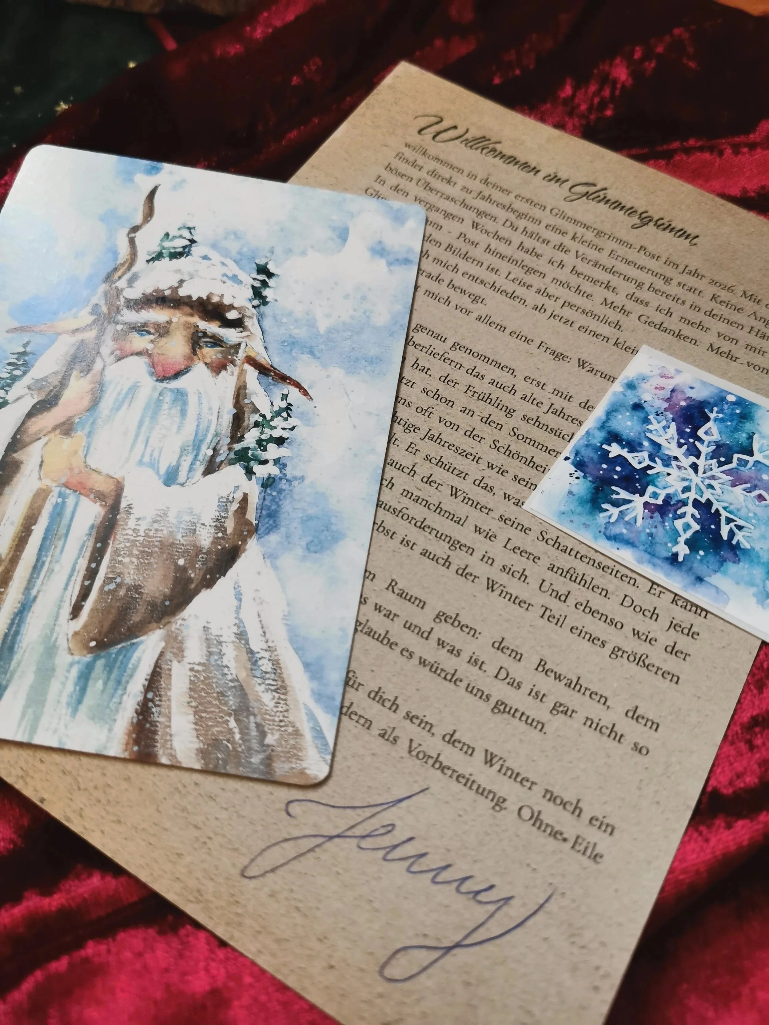 Februar Glimmergrimm Schnupperpost