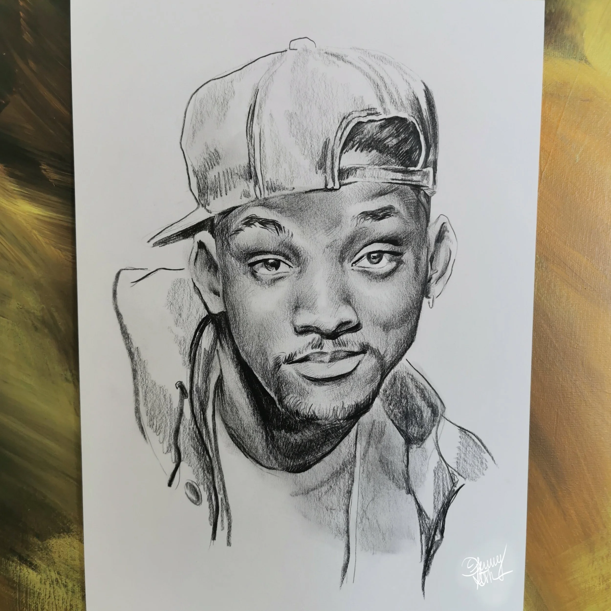 Will Smith as Price from Bel Air Grafit Portrait