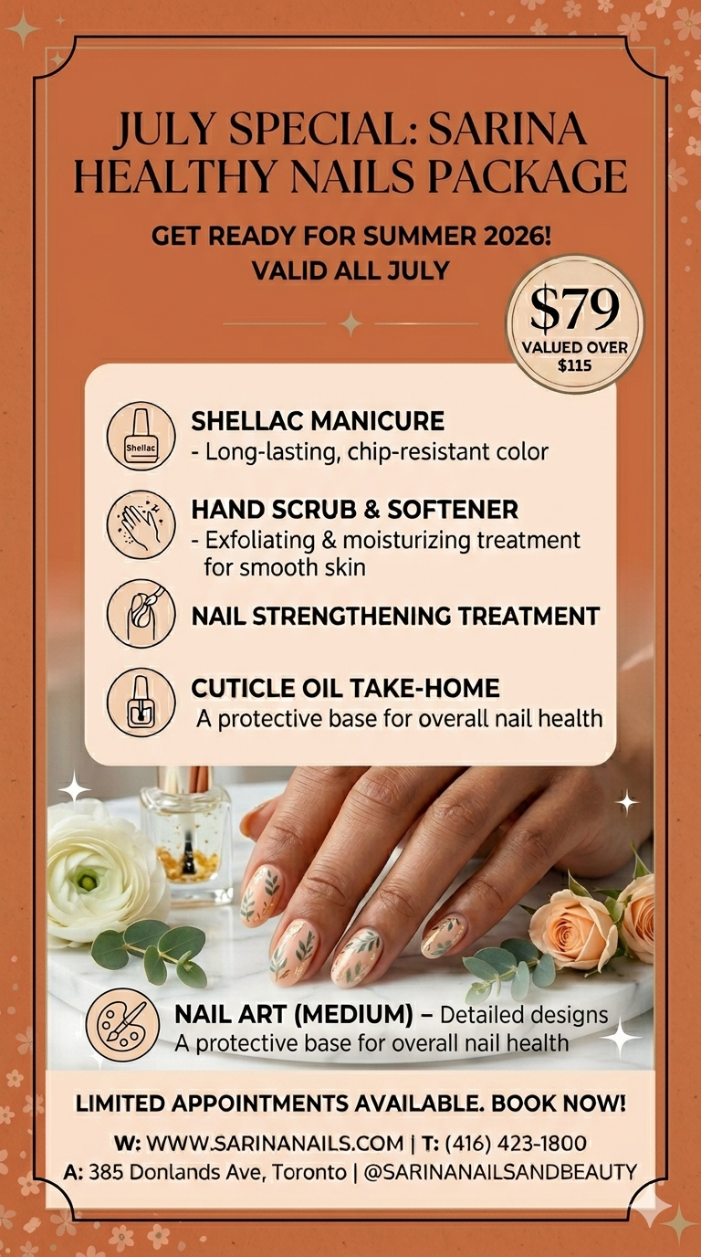 July Special: Sarina Healthy Nails Package