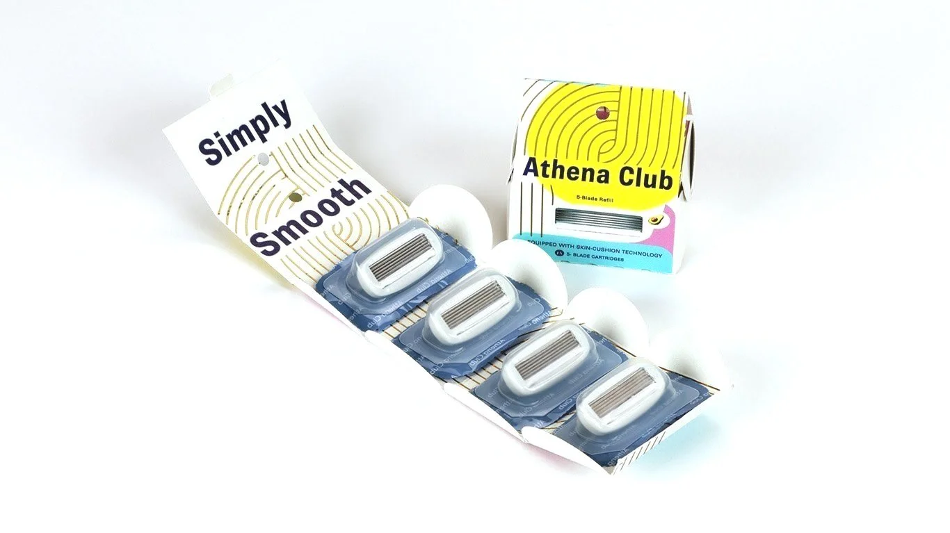Package Design- Athena Shaving Kit